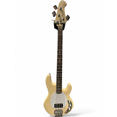 Used Sterling by Music Man Stingray VINTAGE CREAM Electric Bass Guitar