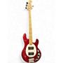 Used Sterling by Music Man StringRay Ray4 HH Candy Apple Red Electric Bass Guitar Candy Apple Red