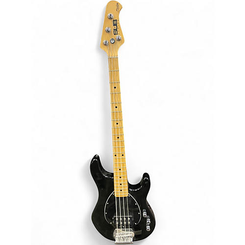 Used Sterling by Music Man Sub 4 Black Electric Bass Guitar Black