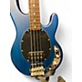 Used Sterling by Music Man Sub 4 Blue Electric Bass Guitar Blue