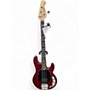 Used Sterling by Music Man Sub 4 Burgundy Electric Bass Guitar Burgundy