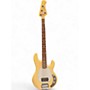 Used Sterling by Music Man Sub 4 Cream Electric Bass Guitar Cream