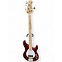 Used Sterling by Music Man Sub 4 Dark Cherry Electric Bass Guitar Dark Cherry