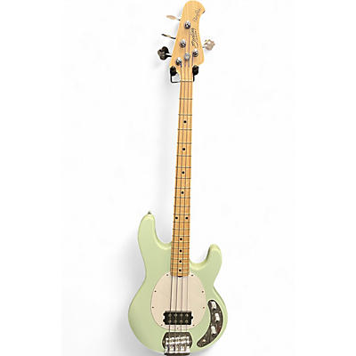 Used Sterling by Music Man Sub 4 Mint Green Electric Bass Guitar