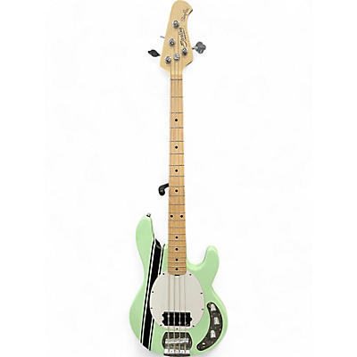 Used Sterling by Music Man Sub 4 Mint Green Electric Bass Guitar