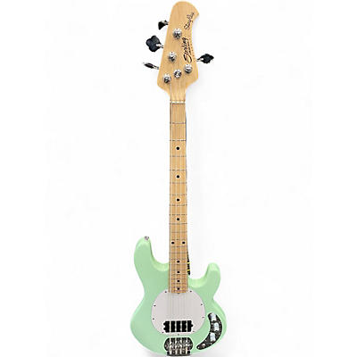 Used Sterling by Music Man Sub 4 Mint Green Electric Bass Guitar