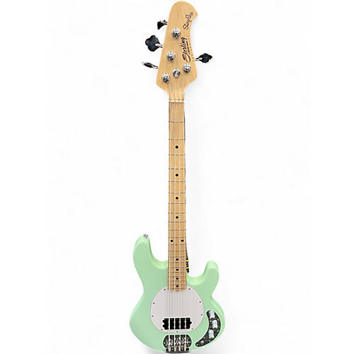 Used Sterling by Music Man Sub 4 Mint Green Electric Bass Guitar Mint Green