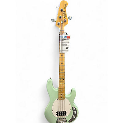 Used Sterling by Music Man Sub 4 Mint Green Electric Bass Guitar