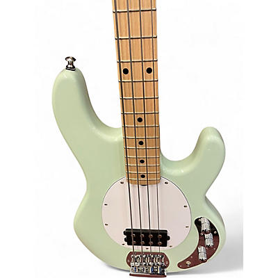Used Sterling by Music Man Sub 4 Mint Green Electric Bass Guitar