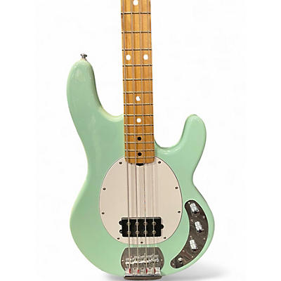 Used Sterling by Music Man Sub 4 Mint Green Electric Bass Guitar