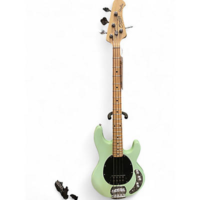 Used Sterling by Music Man Sub 4 Mint Green Electric Bass Guitar