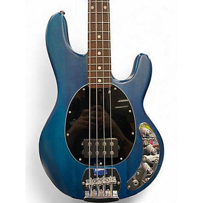 Used Sterling by Music Man Sub 4 Ocean Blue Electric Bass Guitar