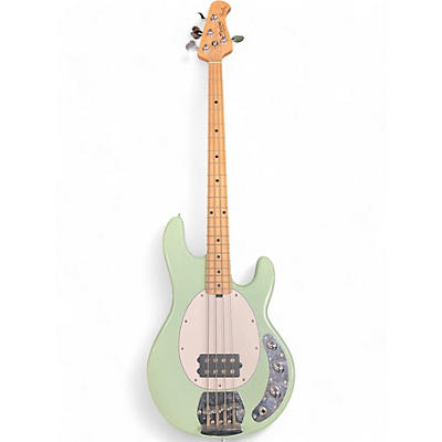 Used Sterling by Music Man Sub 4 SEAFOAM GREEN Electric Bass Guitar