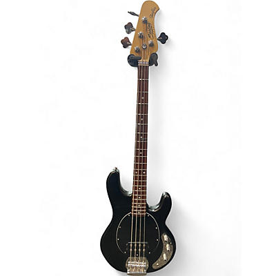 Used Sterling by Music Man Sub 4 Satin Black Electric Bass Guitar