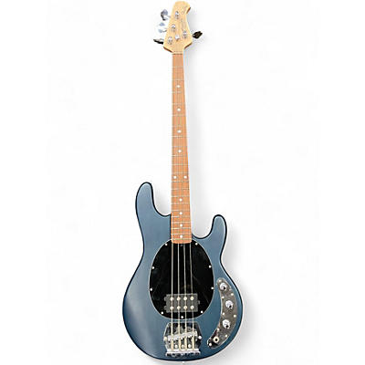 Used Sterling by Music Man Sub 4 Satin Blue Electric Bass Guitar