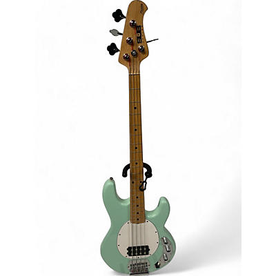 Used Sterling by Music Man Sub 4 Seafoam Green Electric Bass Guitar