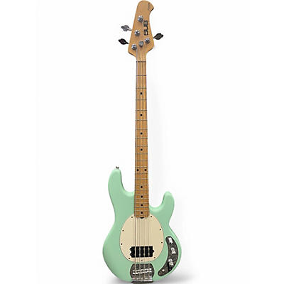 Used Sterling by Music Man Sub 4 Seafoam Green Electric Bass Guitar