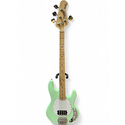 Used Sterling by Music Man Sub 4 Seafoam Green Electric Bass Guitar