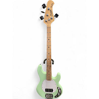 Used Sterling by Music Man Sub 4 Seafoam Green Electric Bass Guitar