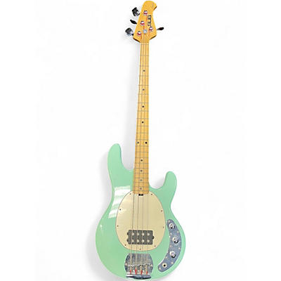 Used Sterling by Music Man Sub 4 Seafoam Green Electric Bass Guitar