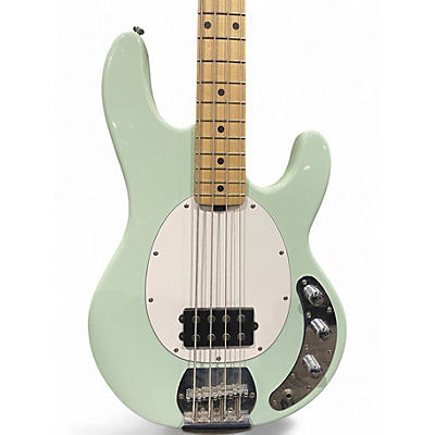 Used Sterling by Music Man Sub 4 Surf Green Electric Bass Guitar