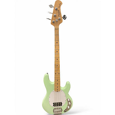 Used Sterling by Music Man Sub 4 Surf Green Electric Bass Guitar