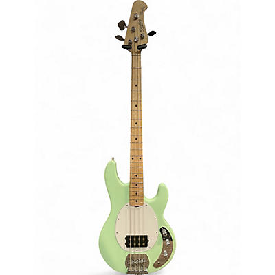 Used Sterling by Music Man Sub 4 Surf Green Electric Bass Guitar