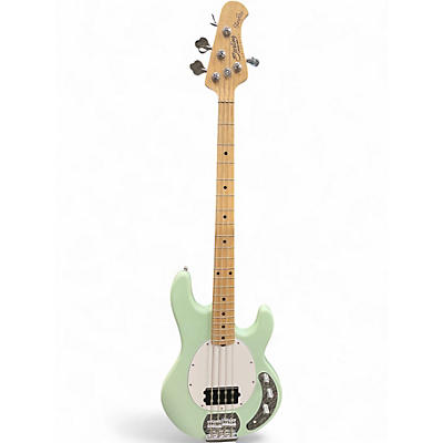 Used Sterling by Music Man Sub 4 Surf Green Electric Bass Guitar