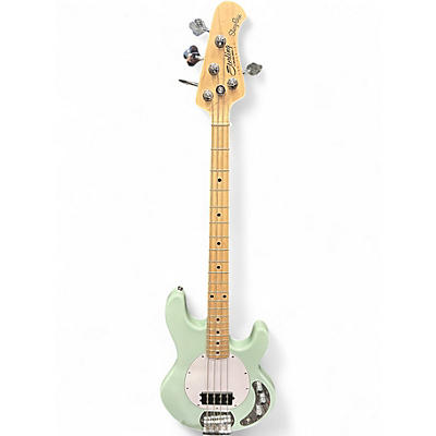 Used Sterling by Music Man Sub 4 Surf Green Electric Bass Guitar