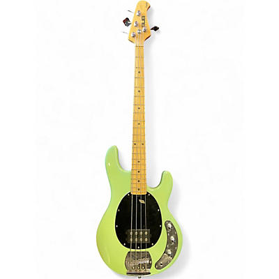 Used Sterling by Music Man Sub 4 Surf Green Electric Bass Guitar