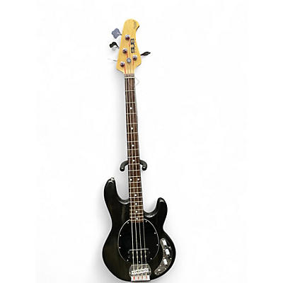 Used Sterling by Music Man Sub 4 Trans Black Electric Bass Guitar