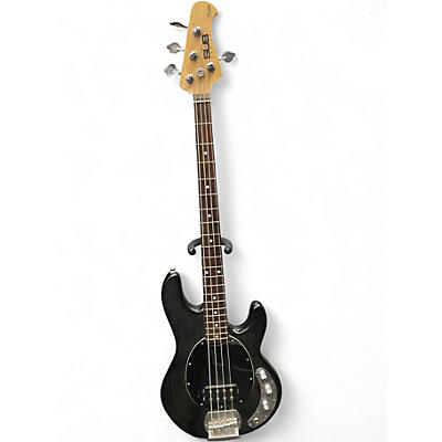 Used Sterling by Music Man Sub 4 Trans Black Electric Bass Guitar