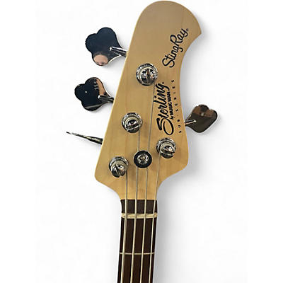 Used Sterling by Music Man Sub 4 Trans Blue Stain Electric Bass Guitar