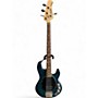 Used Sterling by Music Man Used Sterling by Music Man Sub 4 Transparent Blue Electric Bass Guitar Transparent Blue