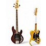Used Sterling by Music Man Sub 4 Walnut Electric Bass Guitar Walnut