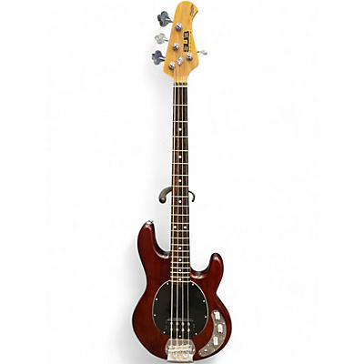 Used Sterling by Music Man Sub 4 Walnut Electric Bass Guitar