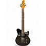 Used Sterling by Music Man Sub AX3 Axis Black Solid Body Electric Guitar Black
