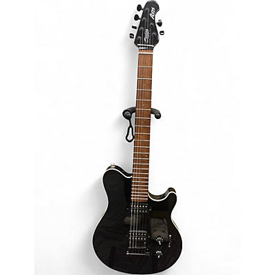 Used Sterling by Music Man Sub AX3 Axis Black Solid Body Electric Guitar