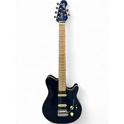Used Sterling by Music Man Sub AX3 Axis Blue Solid Body Electric Guitar