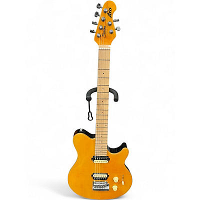 Used Sterling by Music Man Sub AX3 Axis Brown Solid Body Electric Guitar