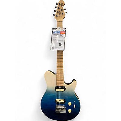 Sterling by Music Man Used Sterling by Music Man Sub AX3 Axis Ocean Blue Solid Body Electric Guitar