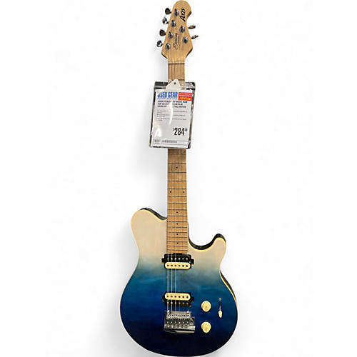 Sterling by Music Man Used Sterling by Music Man Sub AX3 Axis Ocean Blue Solid Body Electric Guitar Ocean Blue