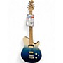 Used Sterling by Music Man Used Sterling by Music Man Sub AX3 Axis Ocean Blue Solid Body Electric Guitar Ocean Blue