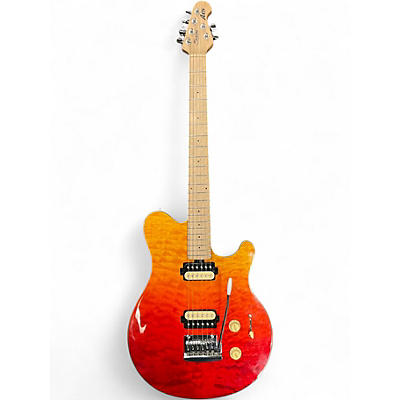 Used Sterling by Music Man Sub AX3 Axis Spectrum Red Solid Body Electric Guitar