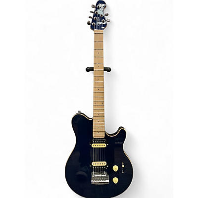 Used Sterling by Music Man Sub AX3 Axis Trans Blue Solid Body Electric Guitar