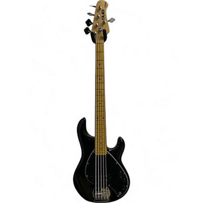 Used Sterling by Music Man Sub Series 5 Black Electric Bass Guitar
