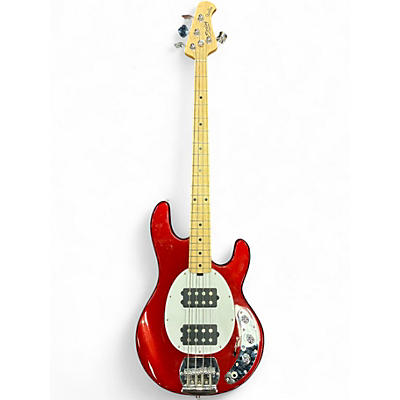 Used Sterling by Music Man Sub Series Ray4 HH Candy Apple Red Electric Bass Guitar