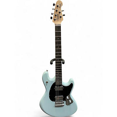 Used Sterling by Music Man Sub Series StingRay Daphne Blue Solid Body Electric Guitar