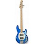 Used Sterling by Music Man Used Sterling by Music Man Sub Series Stingray Blue Electric Bass Guitar Blue