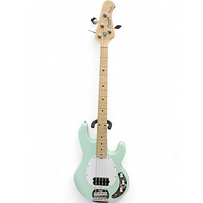 Used Sterling by Music Man Sub Series Stingray Seafoam Green Electric Bass Guitar